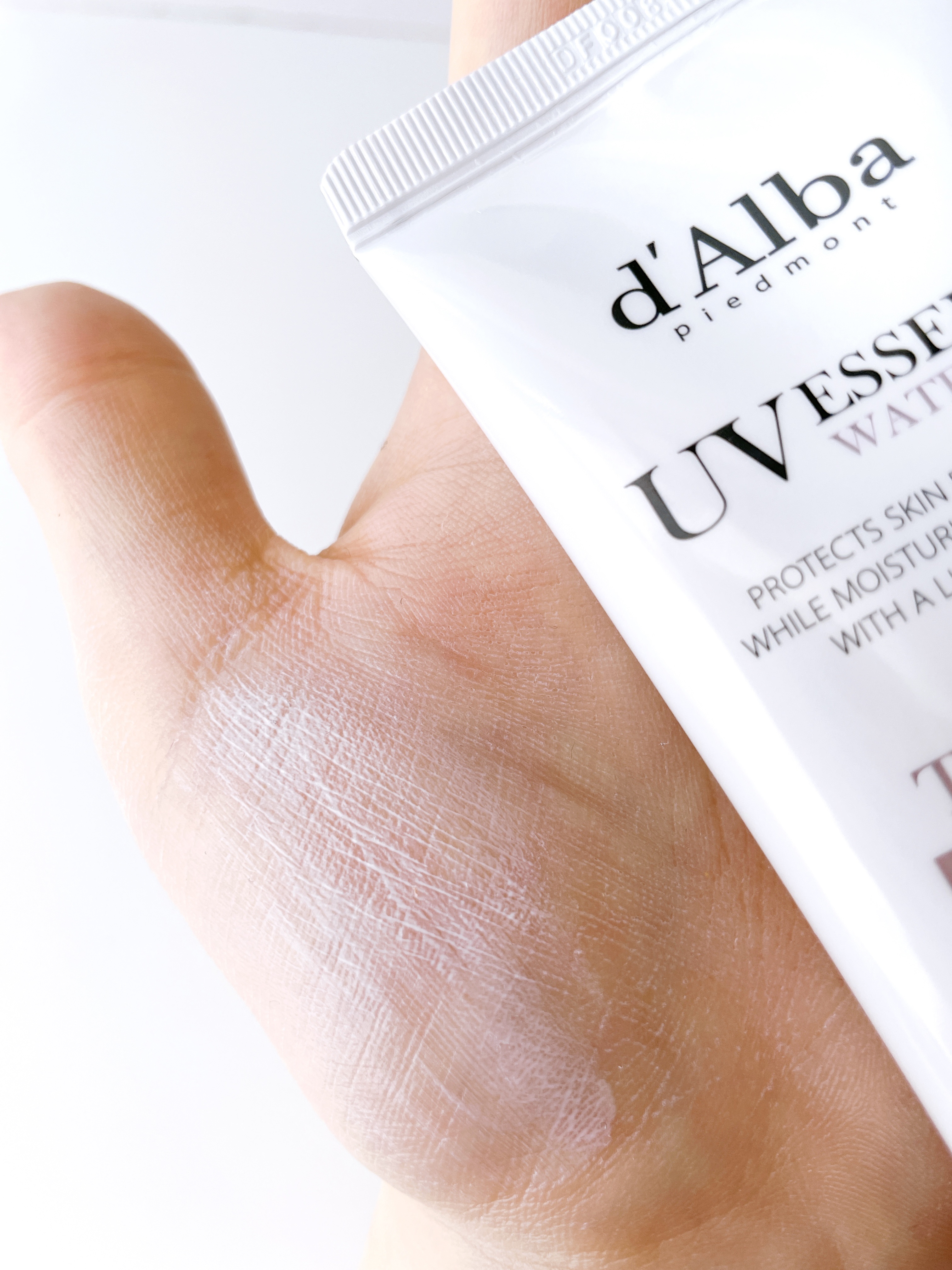 ダルバ ウォータフル トーンアップ サンクリーム(パープル)/ダルバ/日焼け止めクリームを使ったクチコミ（3枚目）