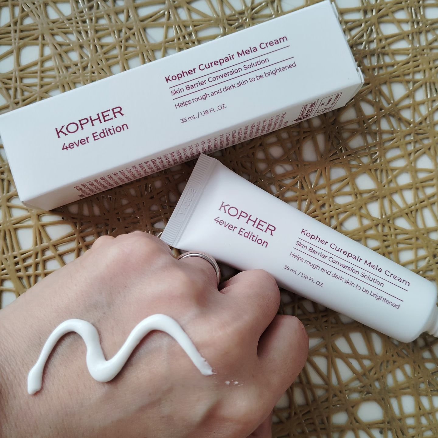 CUREPAIR MELA CREAM /KOPHER/フェイスクリームを使ったクチコミ（2枚目）