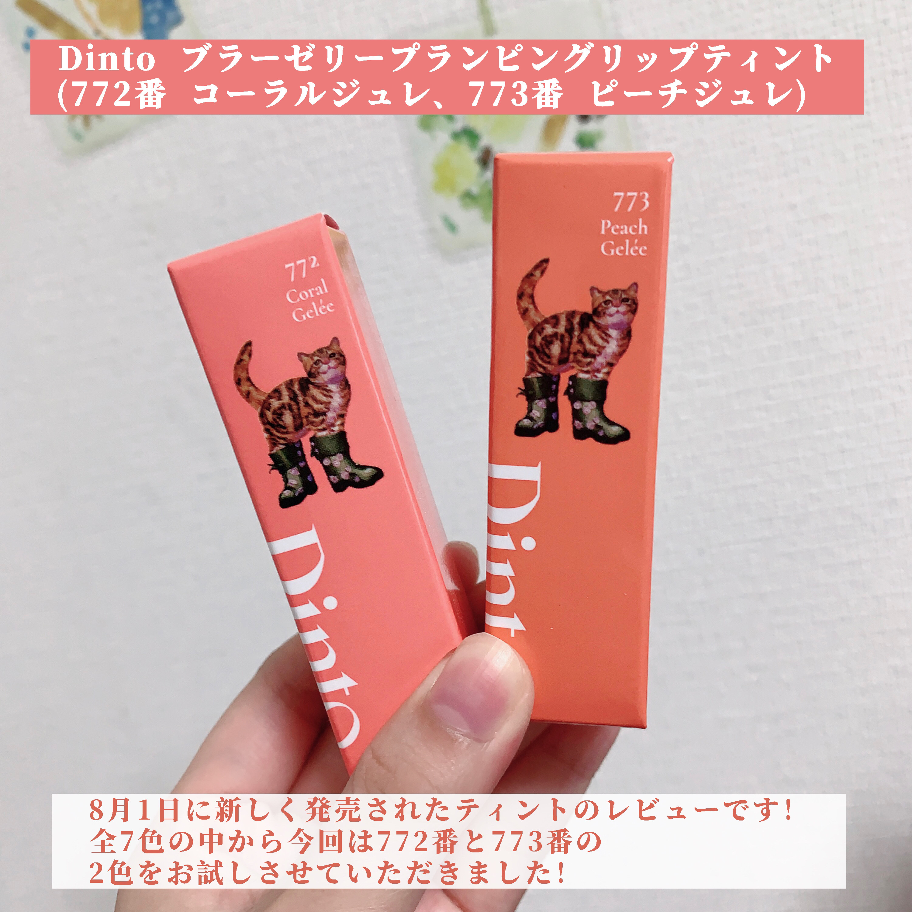 （ル・シャ ボテコレクション）ブラーゼリーボリュームリップティント/Dinto/リップティントを使ったクチコミ（2枚目）