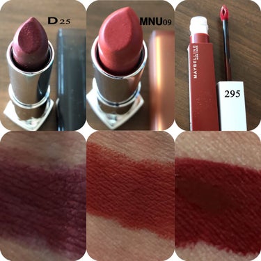 カラーセンセーショナル リップスティック D＜マット メタリック コレクション＞/MAYBELLINE NEW YORK/口紅を使ったクチコミ（3枚目）