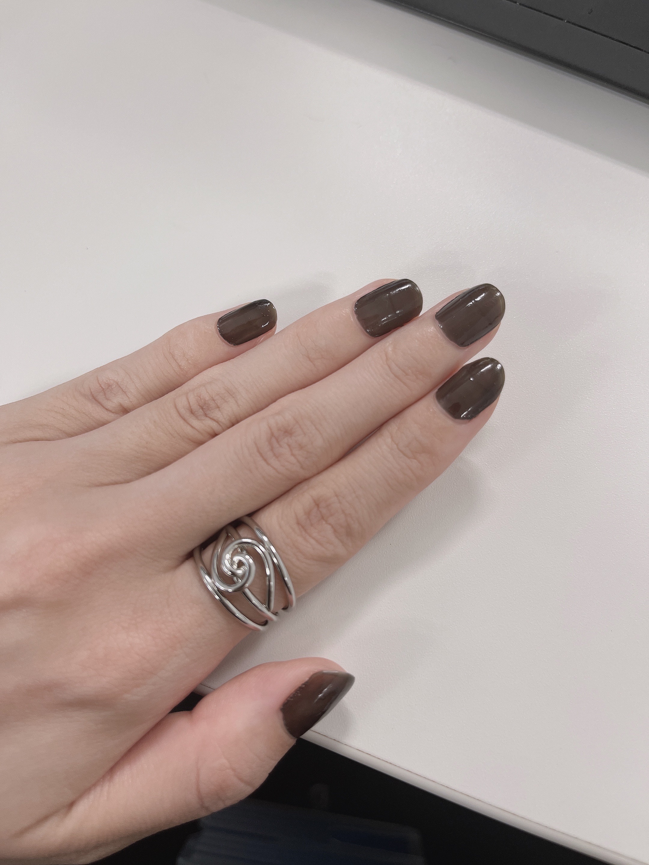 ムードペブルネイル/rom&nd/マニキュアを使ったクチコミ（2枚目）