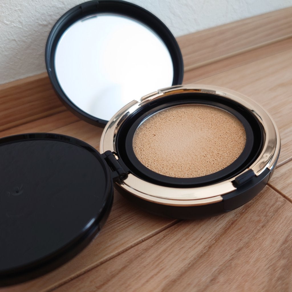 オリジナル ピュア セラム カバーアップ クッション/bareMinerals/クッションファンデーションを使ったクチコミ(3枚目)