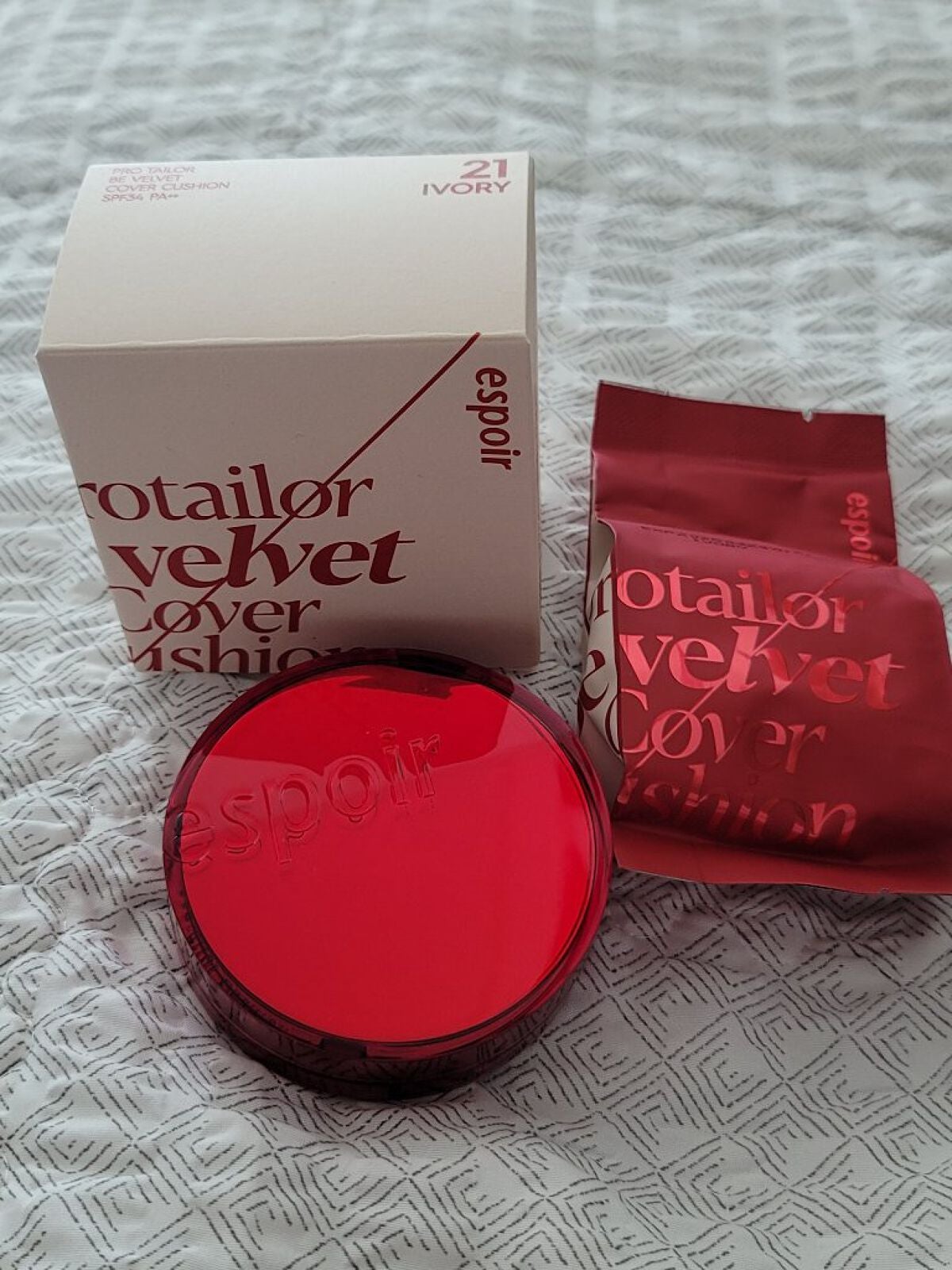 プロテーラービーベルベットカバークッション/espoir/クッションファンデーションを使ったクチコミ(2枚目)