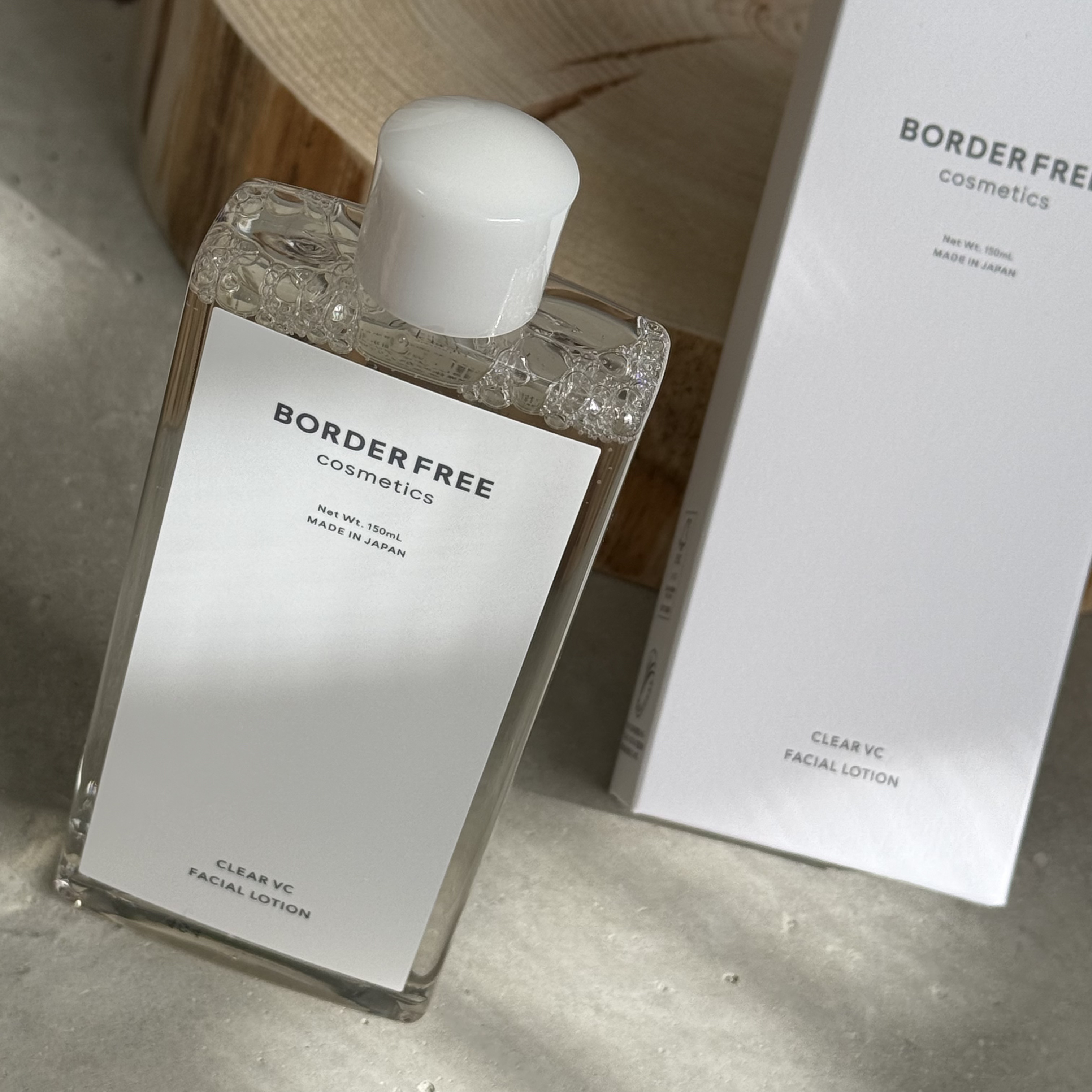 クリアVCフェイシャルローション/BORDER FREE cosmetics/化粧水を使ったクチコミ（2枚目）