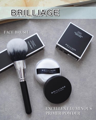 𓆸
BRILLIAGE
◆エクセレントルミナスプライマーパウダー
◆フェイスブラシ
────────────────────

＼ 薄づきのナチュラル肌が簡単に？！ ／

2024年3月8日新発売！
ブ