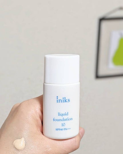 リキッド ファンデーション/iniks/リキッドファンデーションを使ったクチコミ(2枚目)