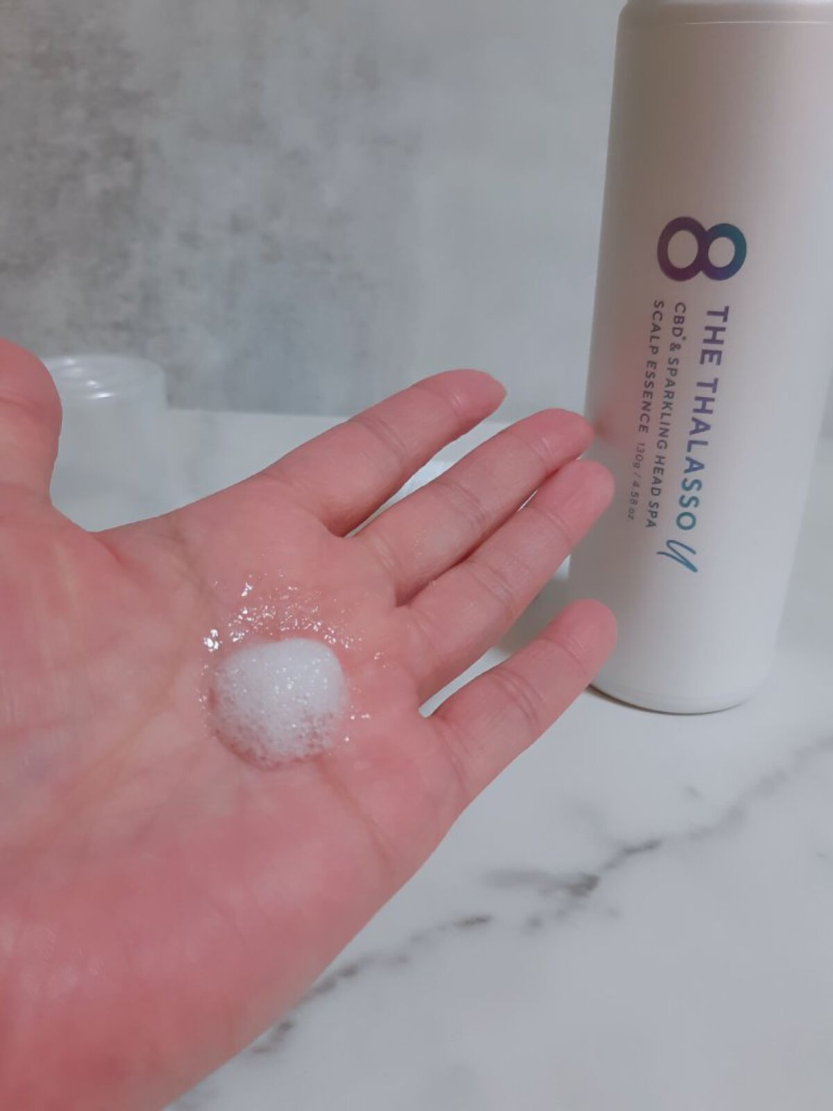 エイトザタラソ ユー CBD&スパークリング ヘッドスパ スキャルプエッセンス/エイトザタラソ/頭皮ローションを使ったクチコミ(5枚目)