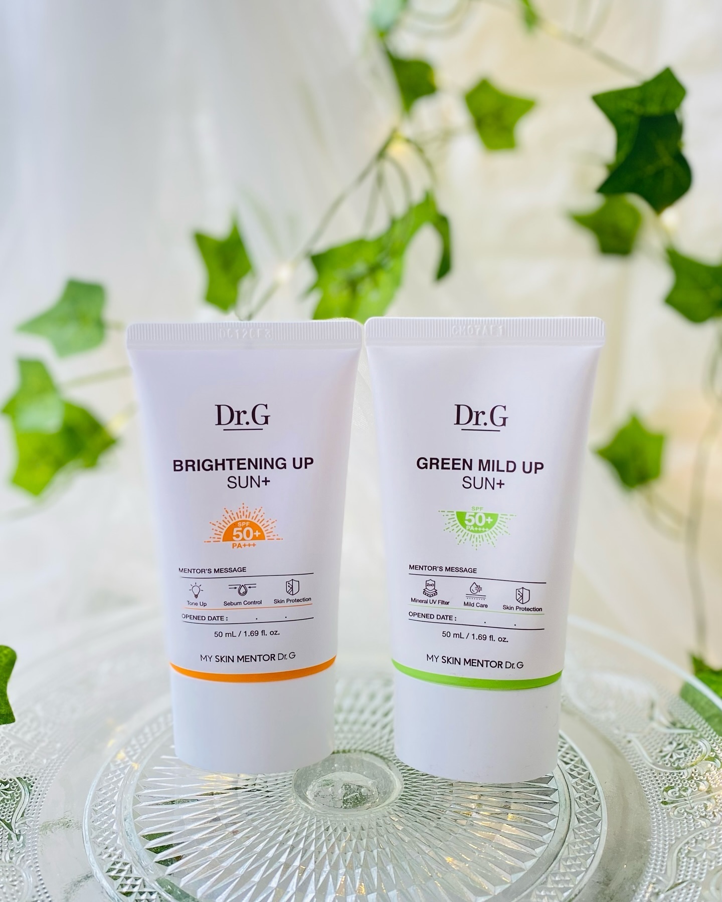 グリーンマイルドアップサンプラス/Dr.G/日焼け止めクリームを使ったクチコミ（1枚目）