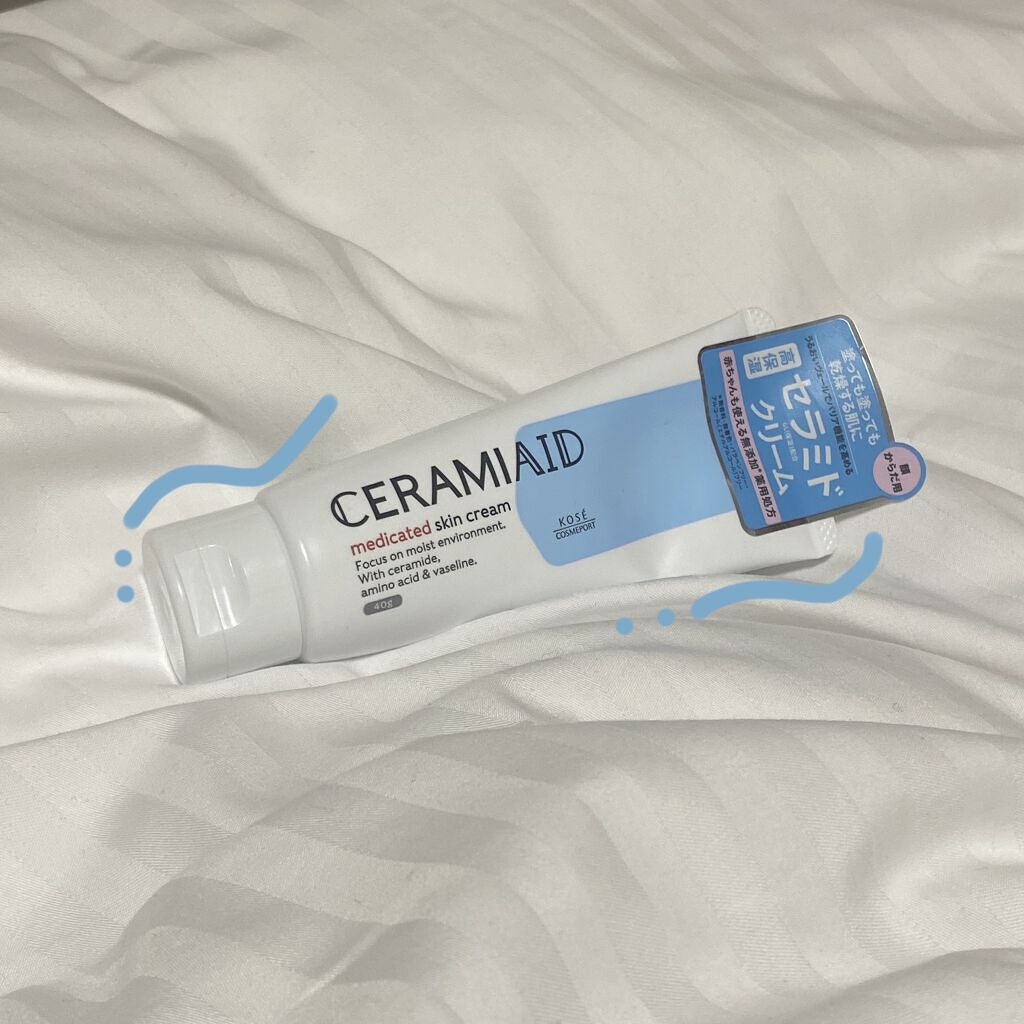 セラミエイド 薬用スキンクリーム 40g (ミニ)/セラミエイド/フェイスクリームを使ったクチコミ（1枚目）