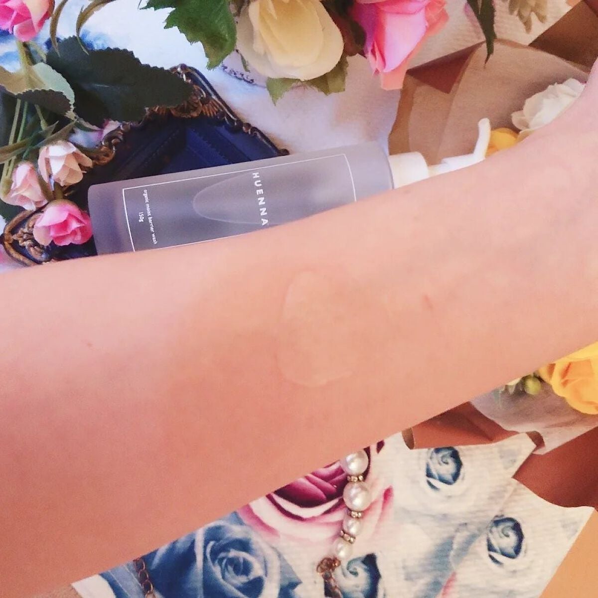 ORGANIC MOIST BARRIER WASH /HUENNA/洗顔フォームを使ったクチコミ(4枚目)