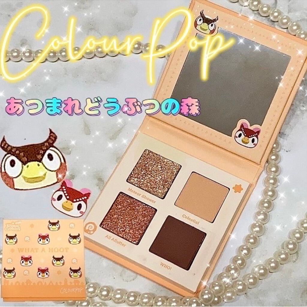 what a hoot/ColourPop/アイシャドウパレットを使ったクチコミ(1枚目)