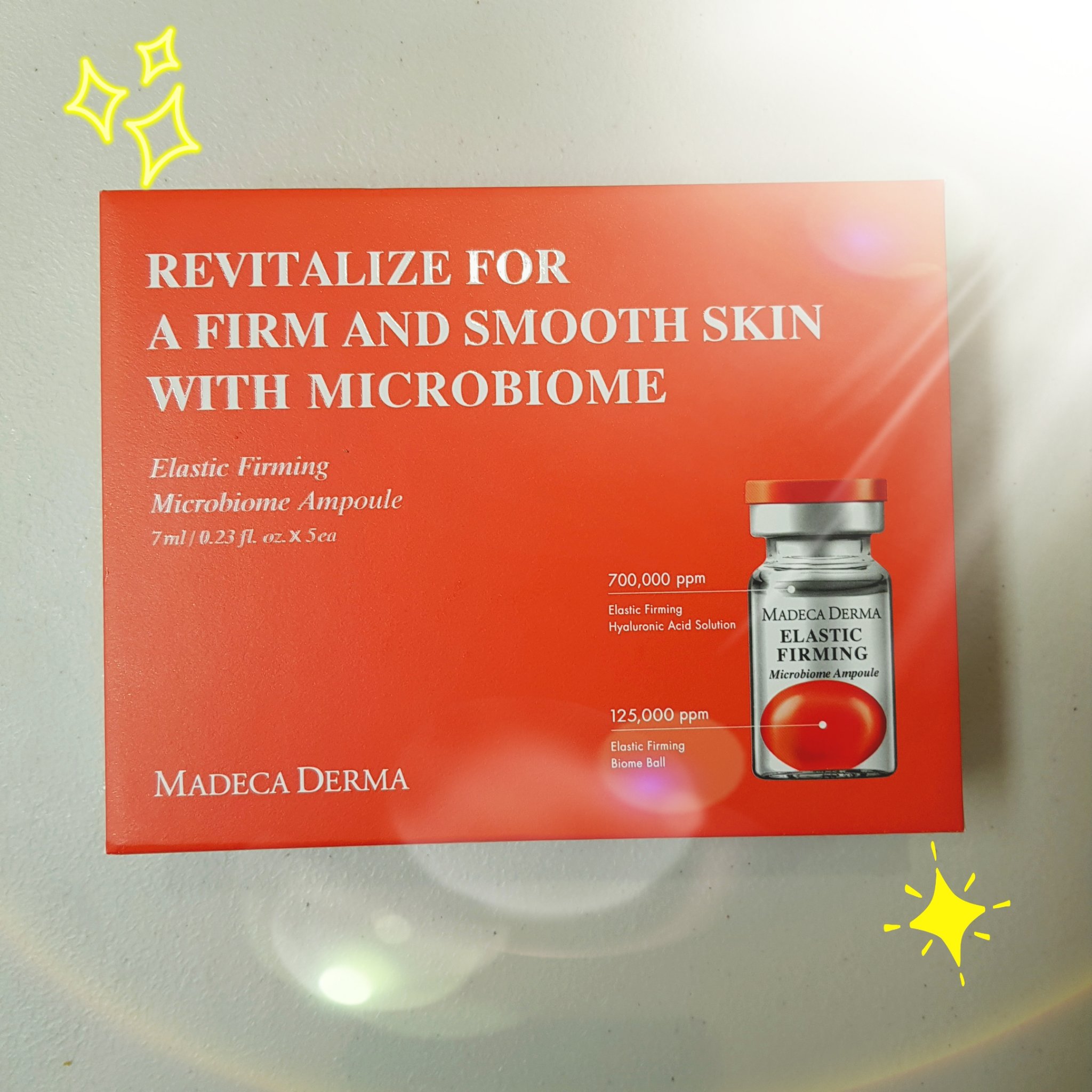 エラスティックファーミング マイクロバイオームアンプル/マデカダーマ/美容液を使ったクチコミ（1枚目）