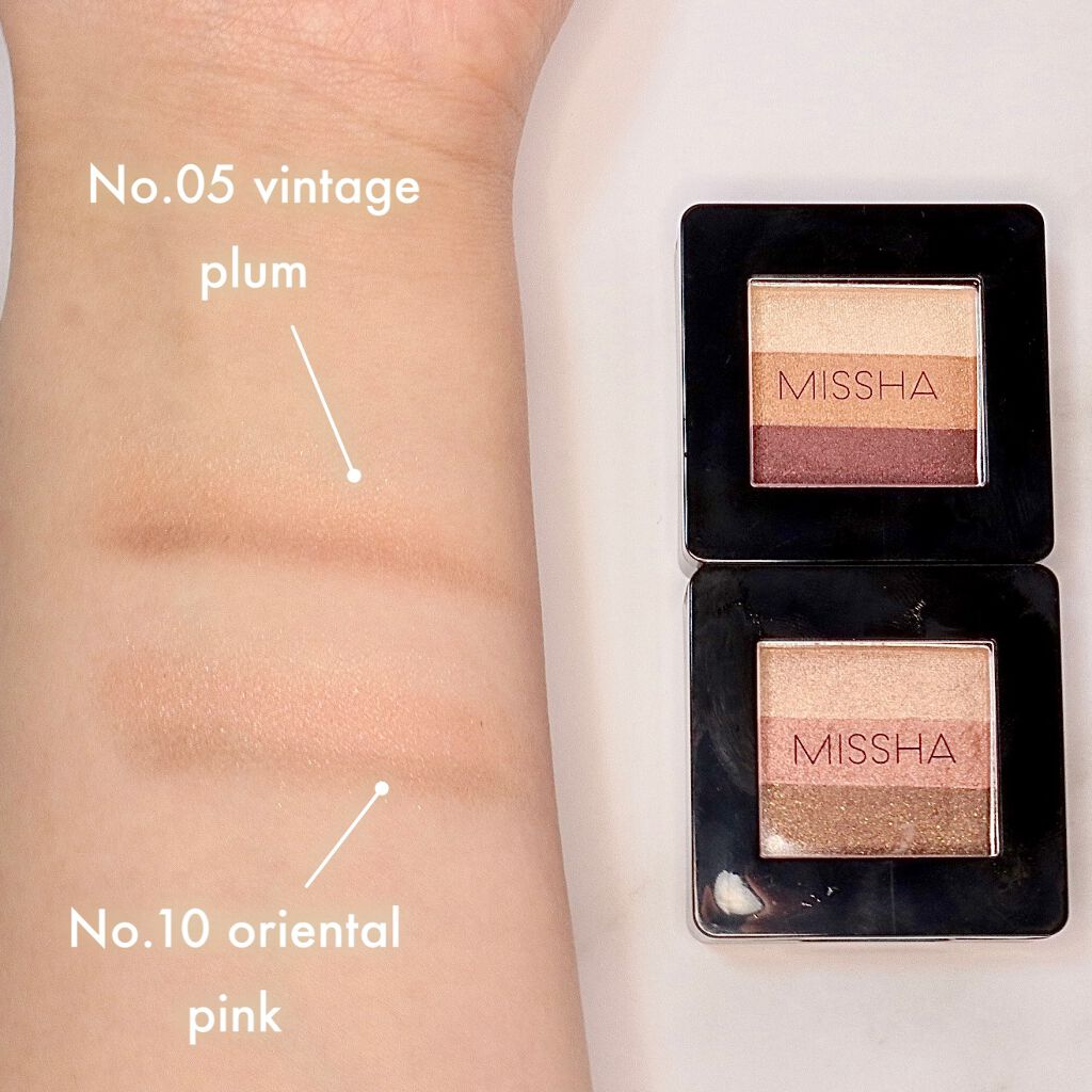 トリプルシャドウ No.05/MISSHA/アイシャドウパレットを使ったクチコミ（2枚目）
