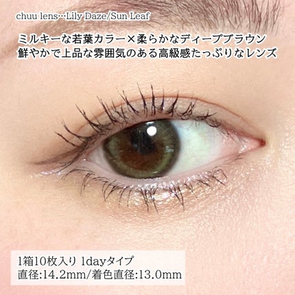 Lily Daze/chuu LENS/ワンデー(1DAY)カラコンを使ったクチコミ(2枚目)
