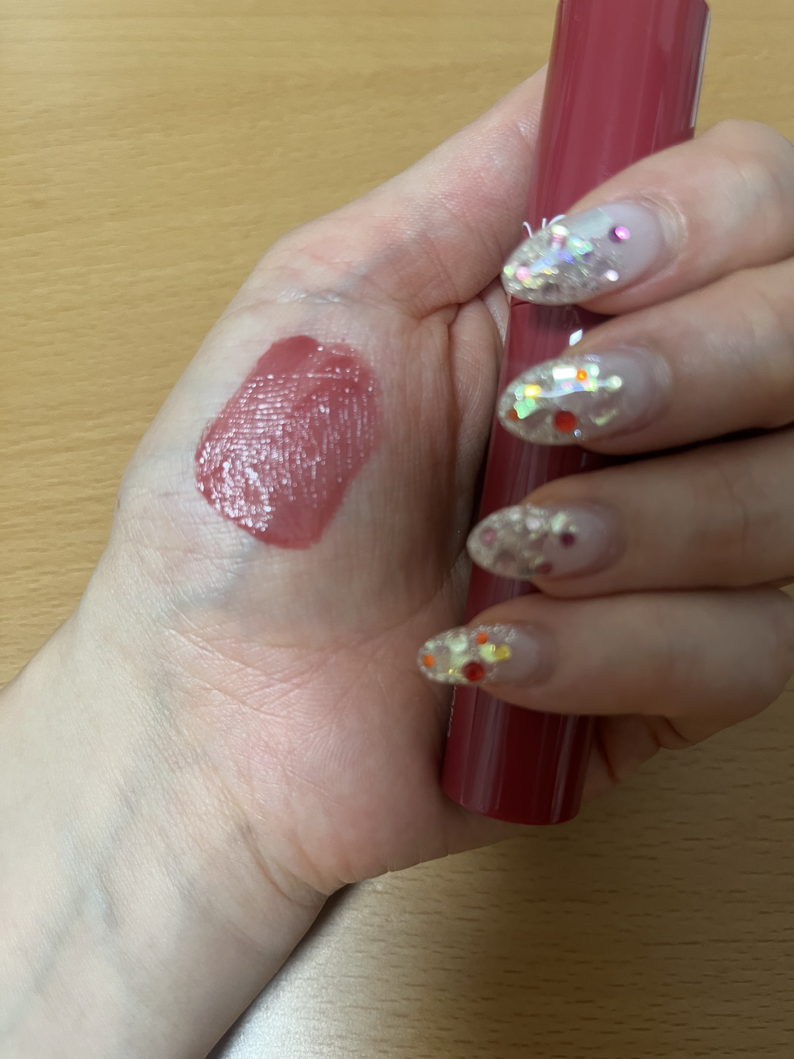 ジューシーラスティングティント/rom&nd/リップティントを使ったクチコミ（3枚目）