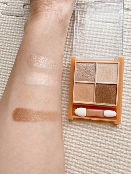 ベージュトーンアイシャドウ/CEZANNE/アイシャドウパレットを使ったクチコミ(3枚目)