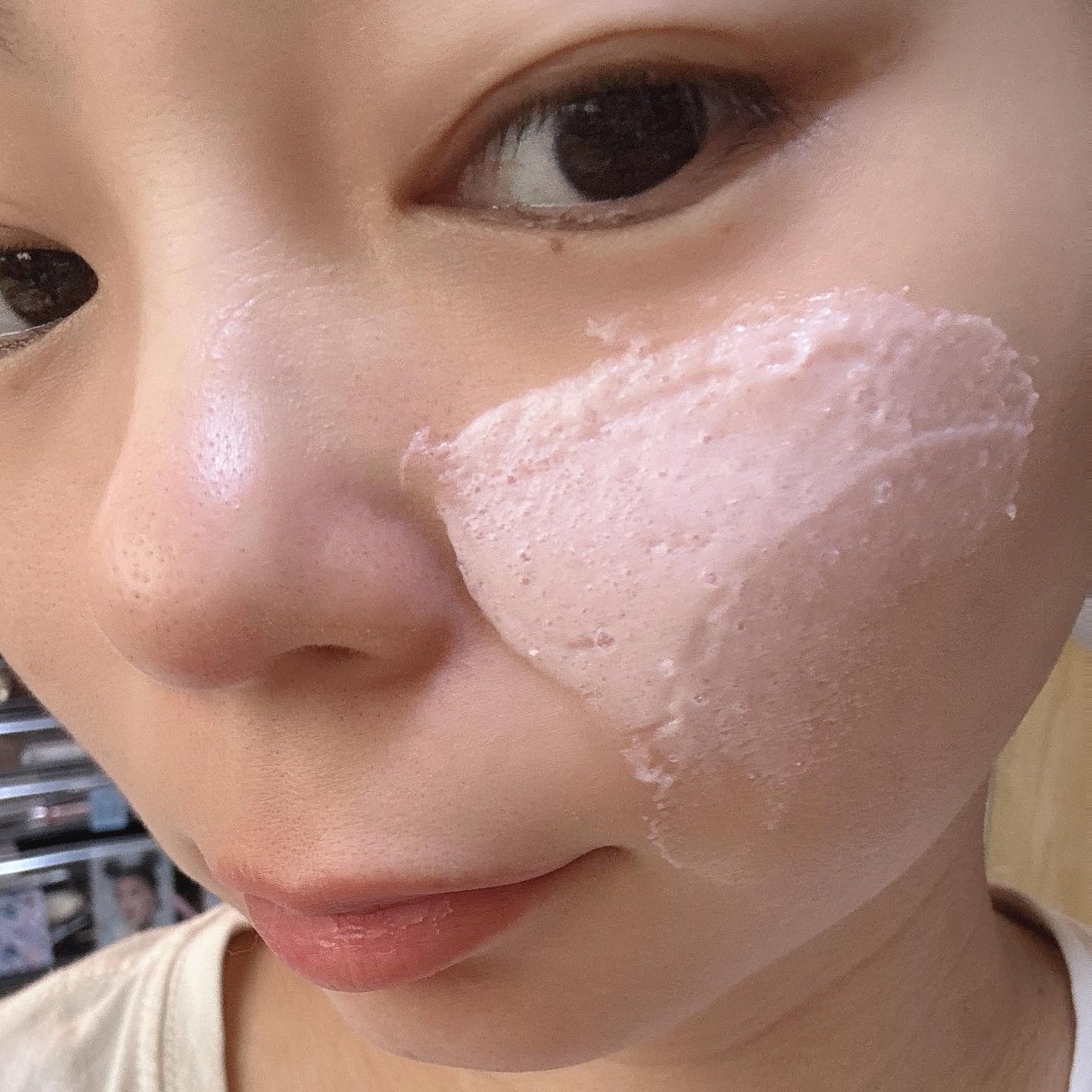 ピンクティーツリーライスシカウォッシュオフパック/APLIN/洗い流すパック・マスクを使ったクチコミ(5枚目)