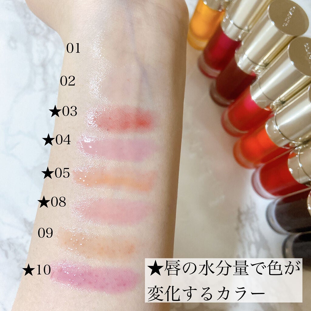 リップコンフォートオイル/CLARINS/リップグロスを使ったクチコミ(2枚目)