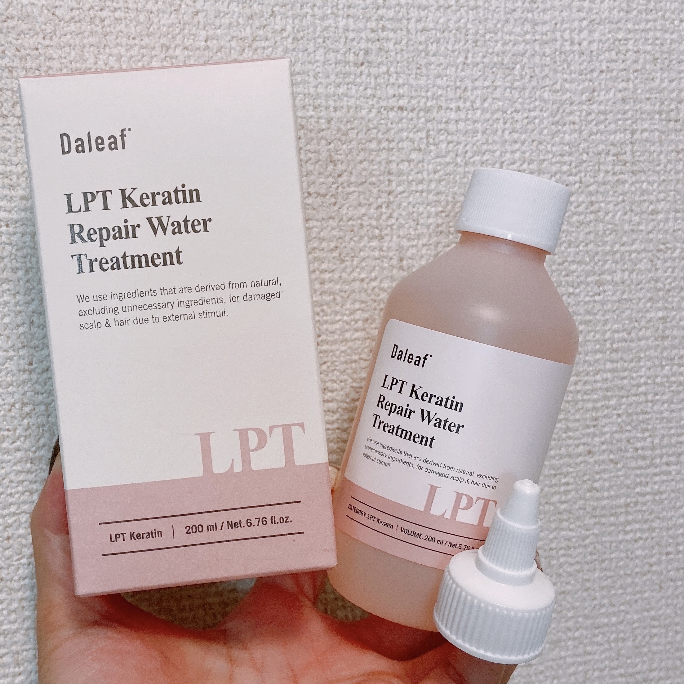 LPTケラチンリペアウォータートリートメント/Daleaf/洗い流すヘアトリートメントを使ったクチコミ（1枚目）