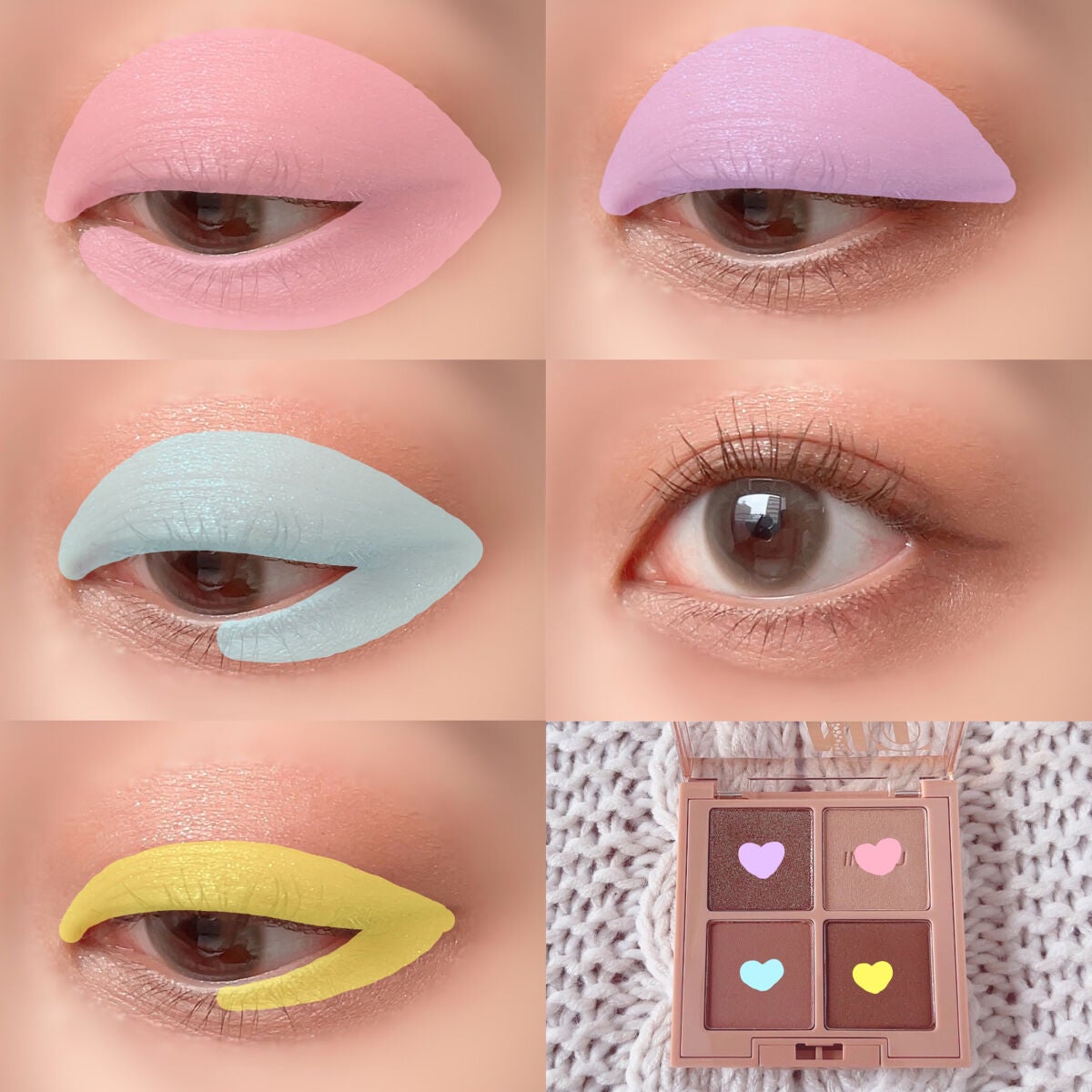 テイスティングライフアイシャドウパレット/INTO U/アイシャドウパレットを使ったクチコミ(2枚目)