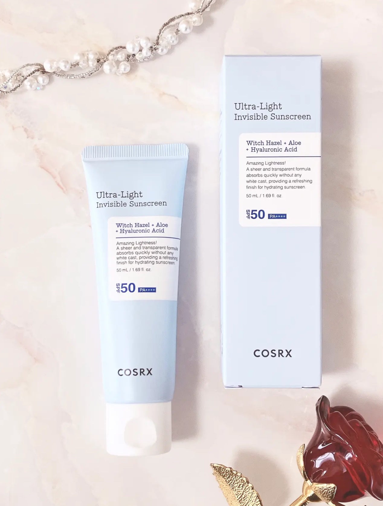 ウルトラライト透明UVクリーム/COSRX/日焼け止めクリームを使ったクチコミ(1枚目)