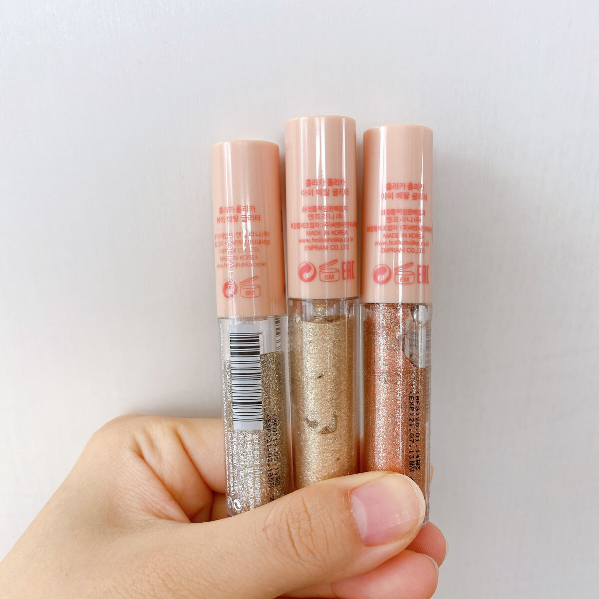 アイメタルグリッター 05  (RED LIES)/HOLIKA HOLIKA/グリッターを使ったクチコミ（2枚目）