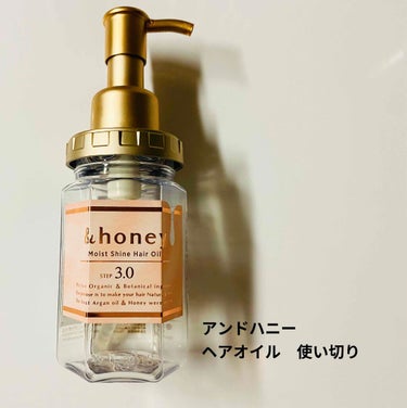 モイストシャイン ヘアオイル3.0/&honey/ヘアオイルを使ったクチコミ（1枚目）