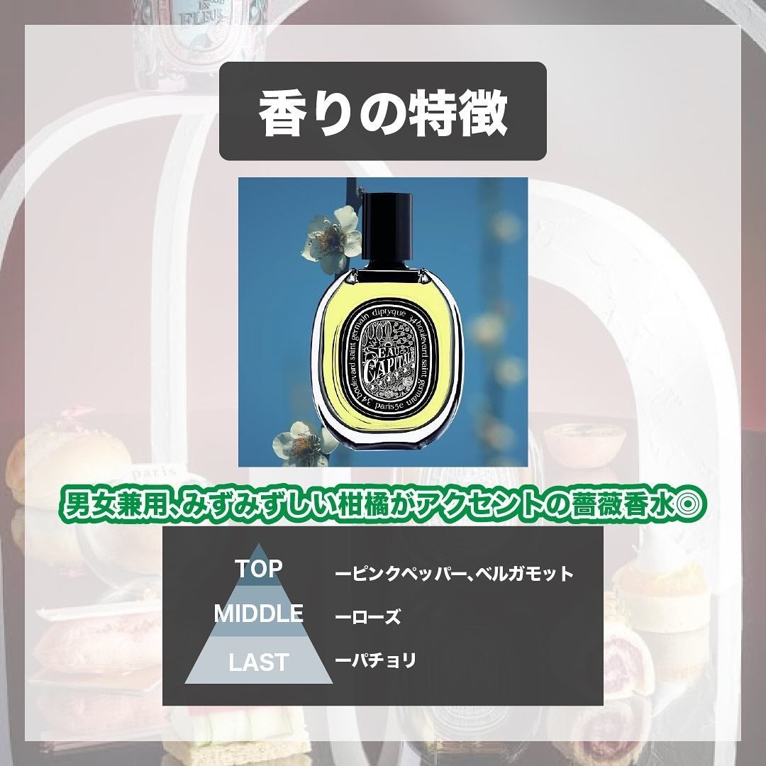 オードパルファン オー キャピタル/diptyque/香水(その他)を使ったクチコミ(3枚目)