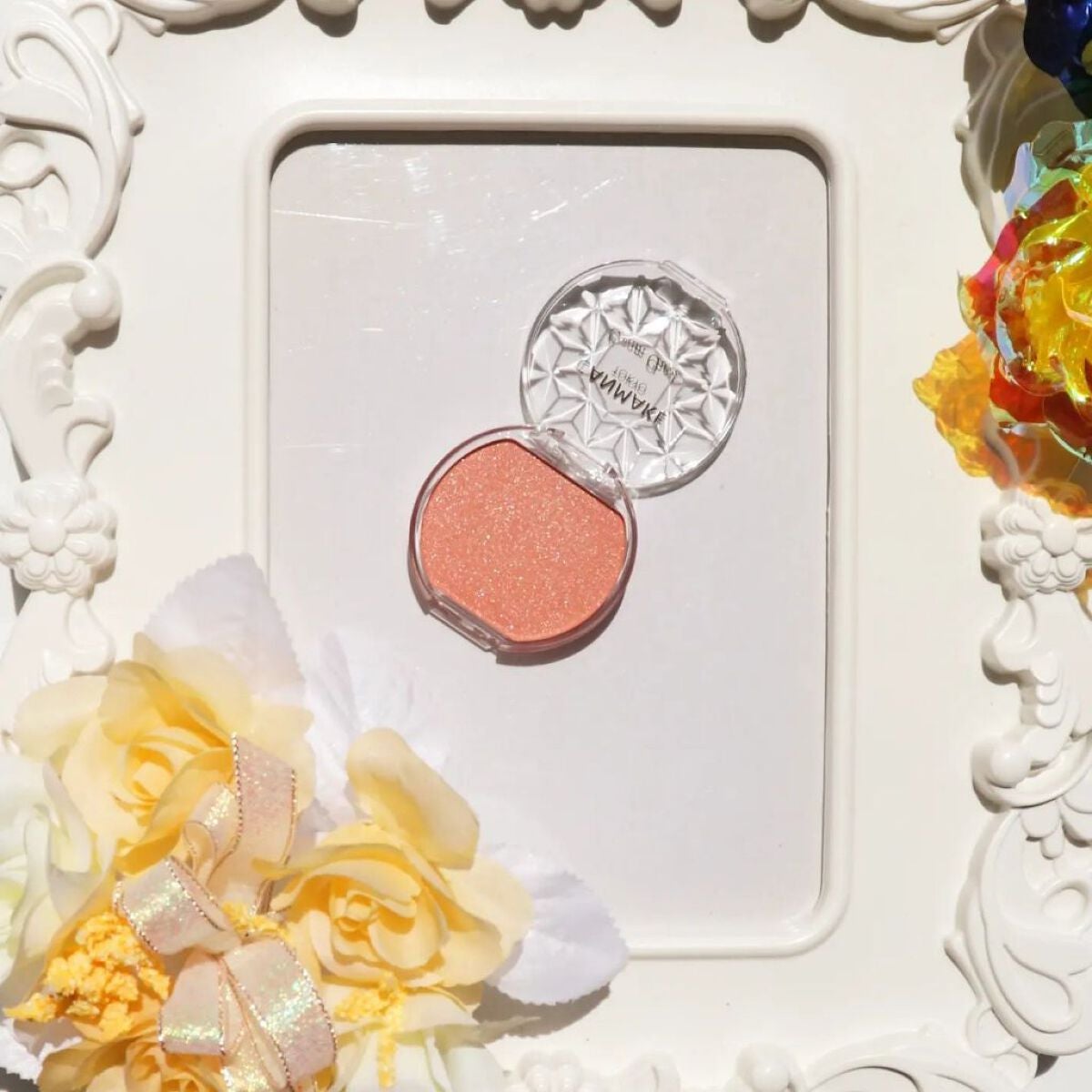 クリームチーク(パールタイプ)/キャンメイク/ジェル・クリームチークを使ったクチコミ(3枚目)