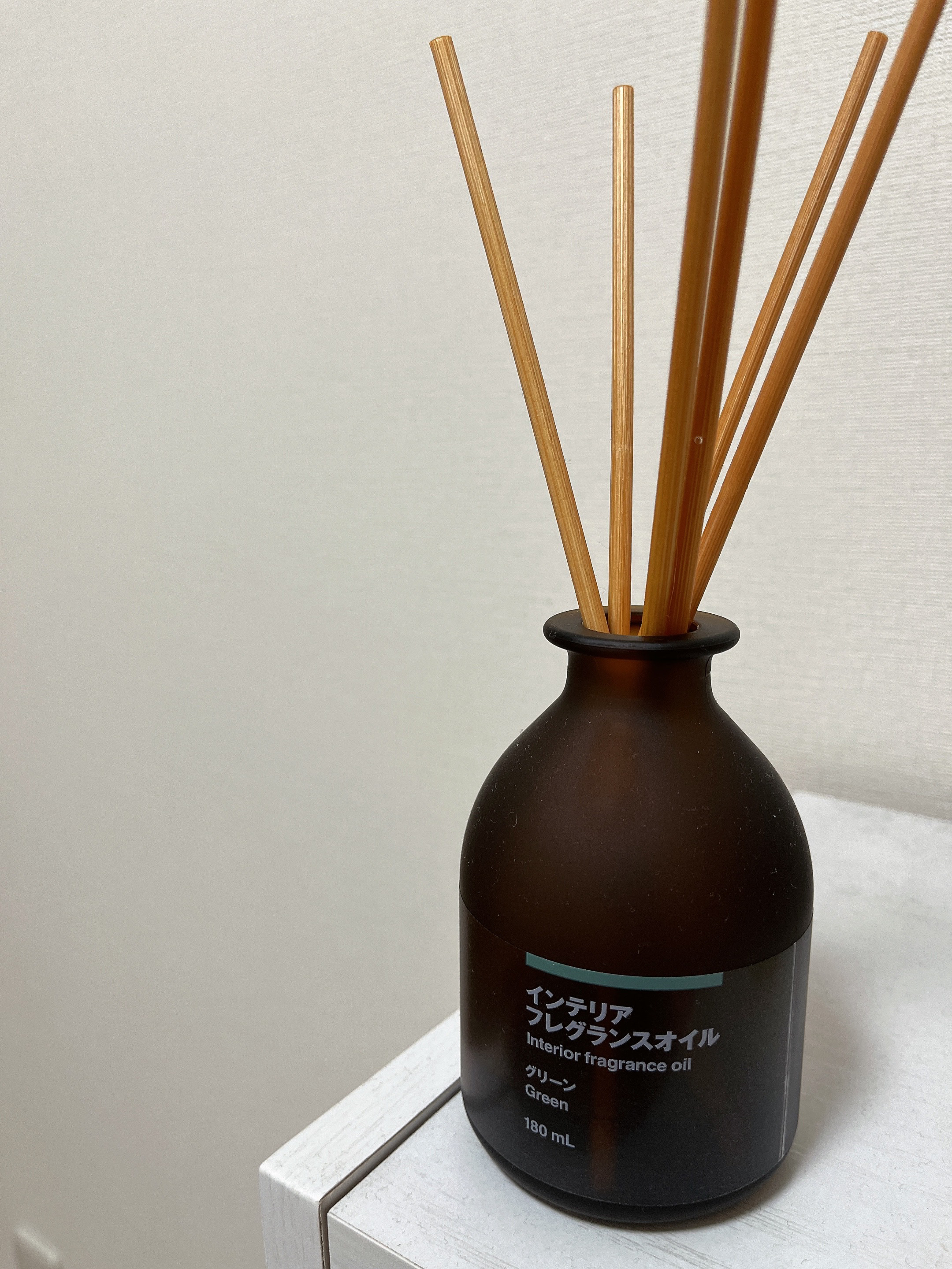 インテリアフレグランスオイル グリーン/無印良品/香水(その他)を使ったクチコミ（2枚目）