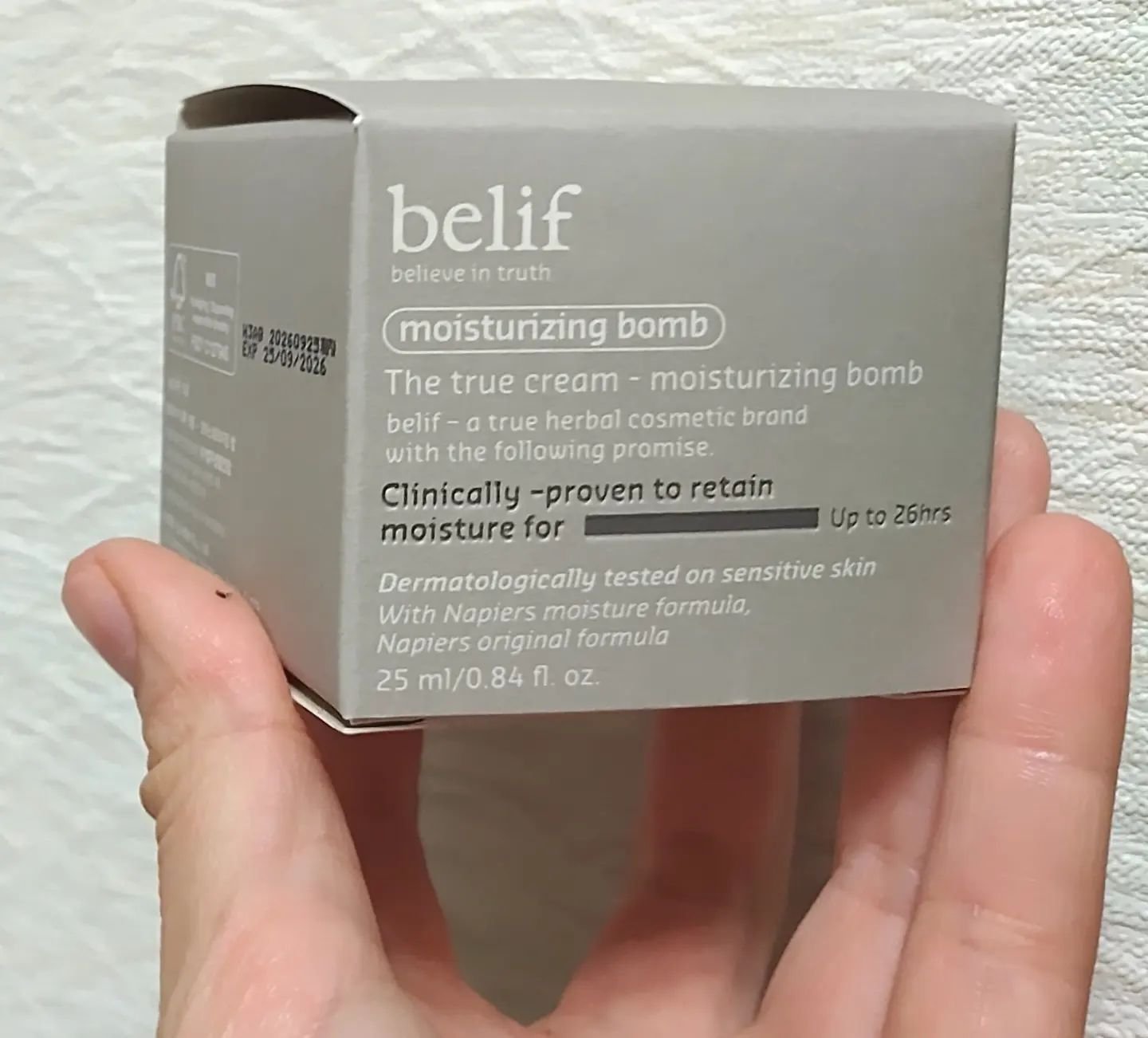 ザ トゥルー モイスチャライジング クリーム/belif/フェイスクリームを使ったクチコミ（2枚目）