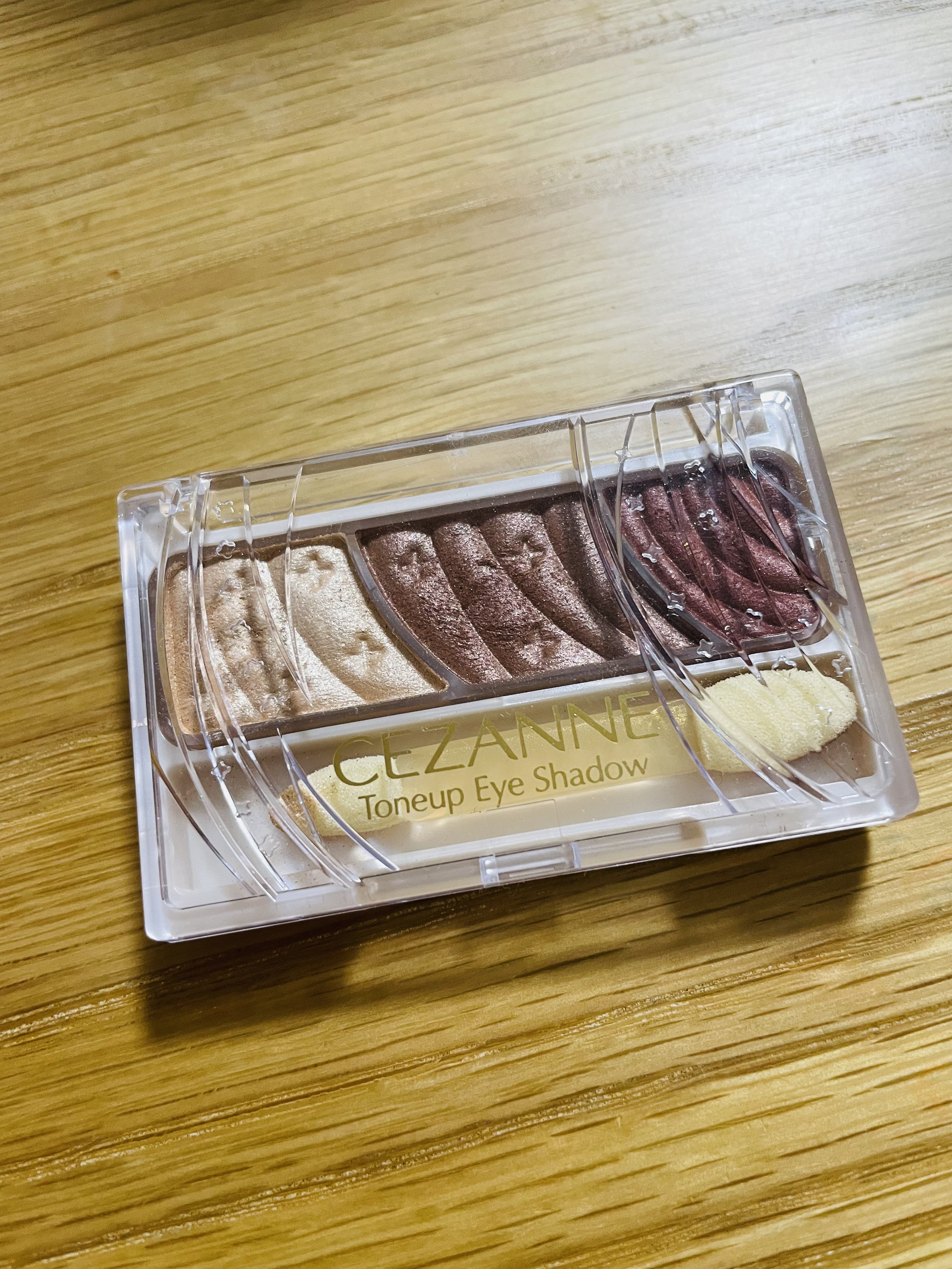 トーンアップアイシャドウ 07 レッドブラウン/CEZANNE/アイシャドウパレットを使ったクチコミ（1枚目）