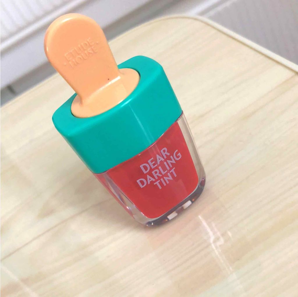 ディアダーリン ウォータージェルティント (アイスティント)/ETUDE/口紅を使ったクチコミ(1枚目)