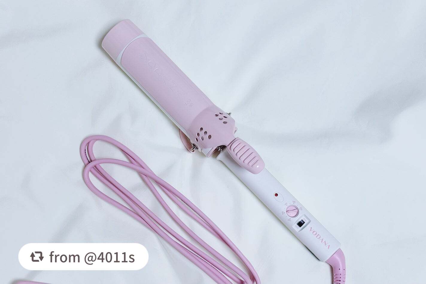 レビューありがとうございます❤
VODANAはするっと巻きやすい！使いやすい！という声をたくさんいただいてます❤


【4o11sさんから引用】

“VODANA 
グラムウェーブ カーリングアイロン 40mm

LIPS様から頂きました�