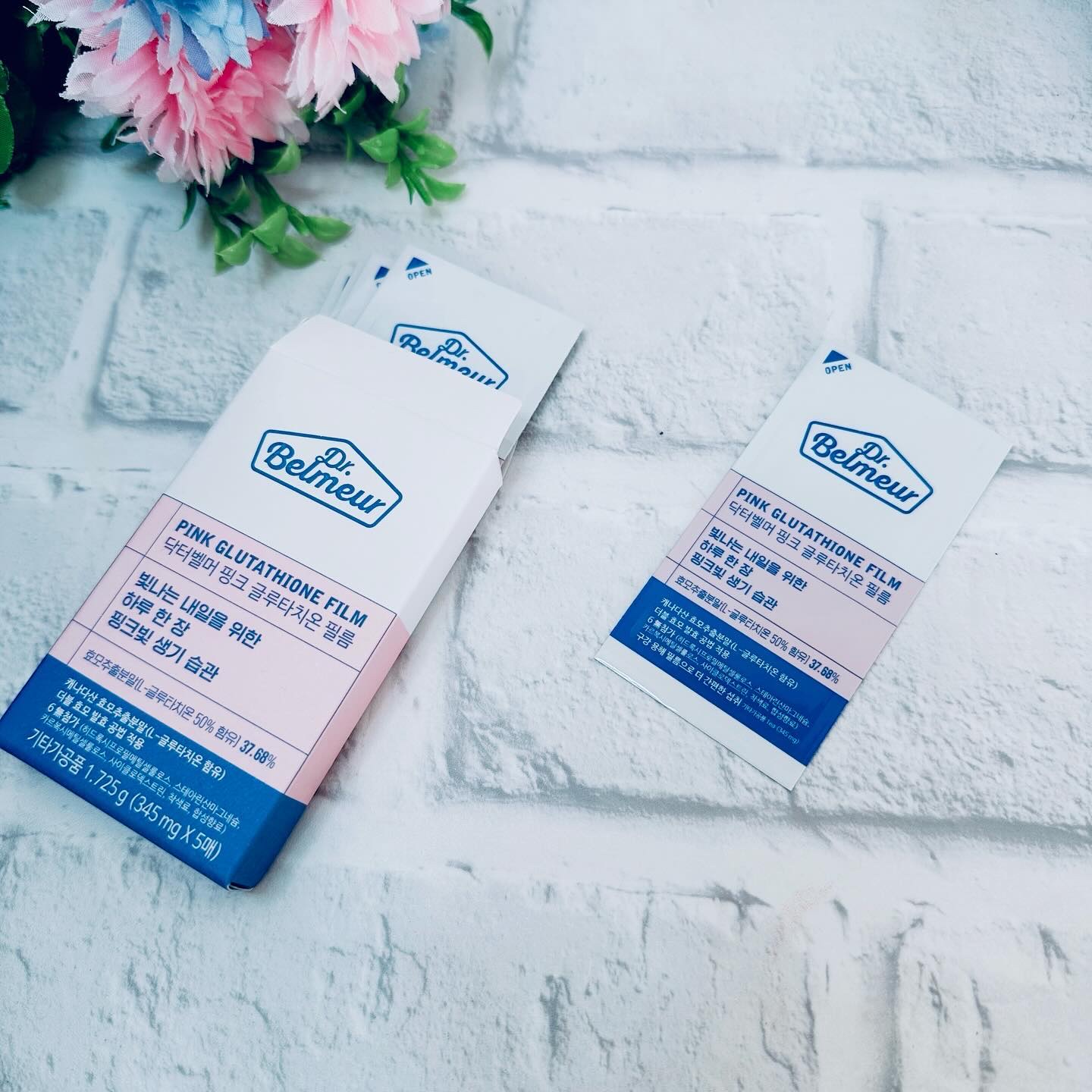 ピンクGLTフィルム/Dr.Belmeur/美容サプリメントを使ったクチコミ（2枚目）