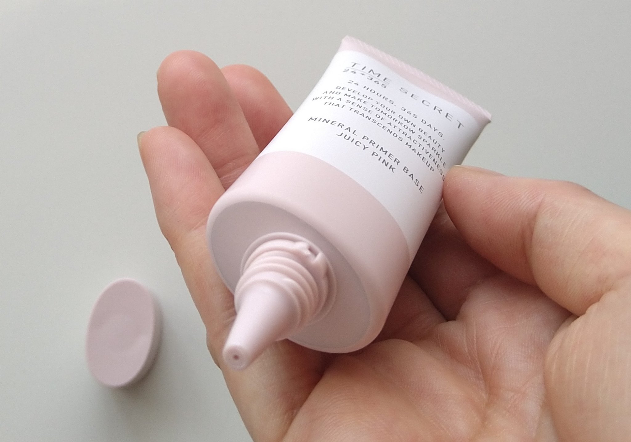 ミネラル 薬用プライマーベース ピンク/TIME SECRET/化粧下地を使ったクチコミ（2枚目）