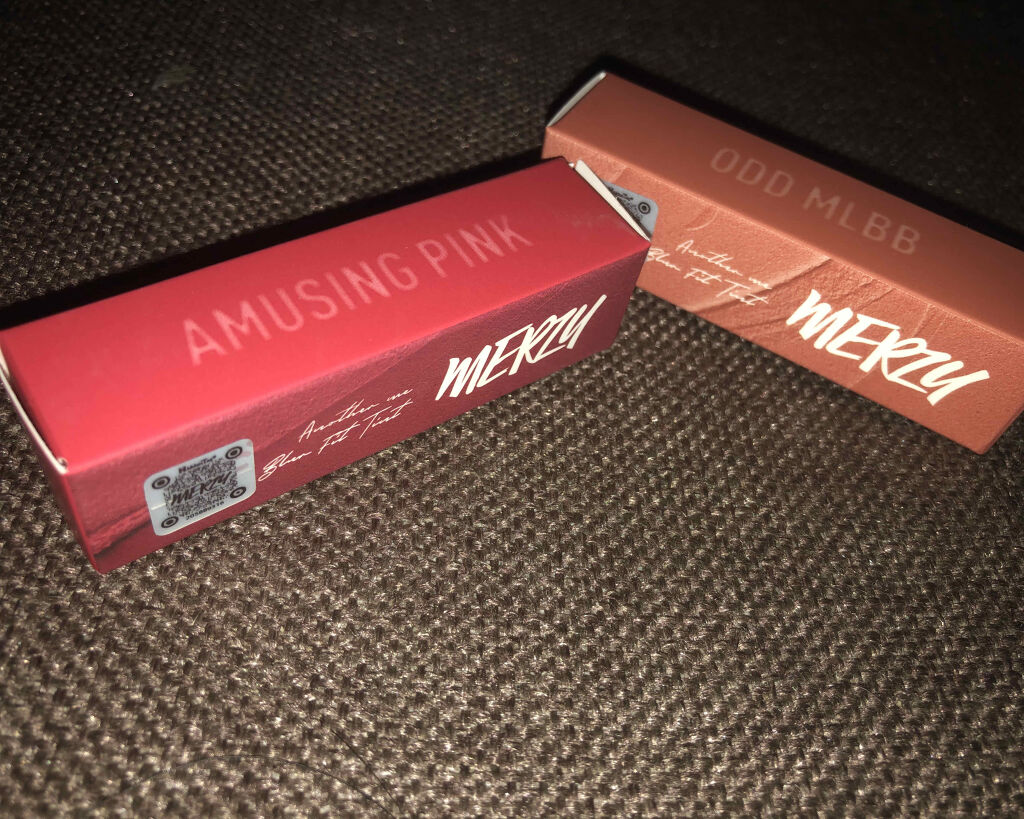 ブラー フィット ティント/MERZY/リップティントを使ったクチコミ（2枚目）