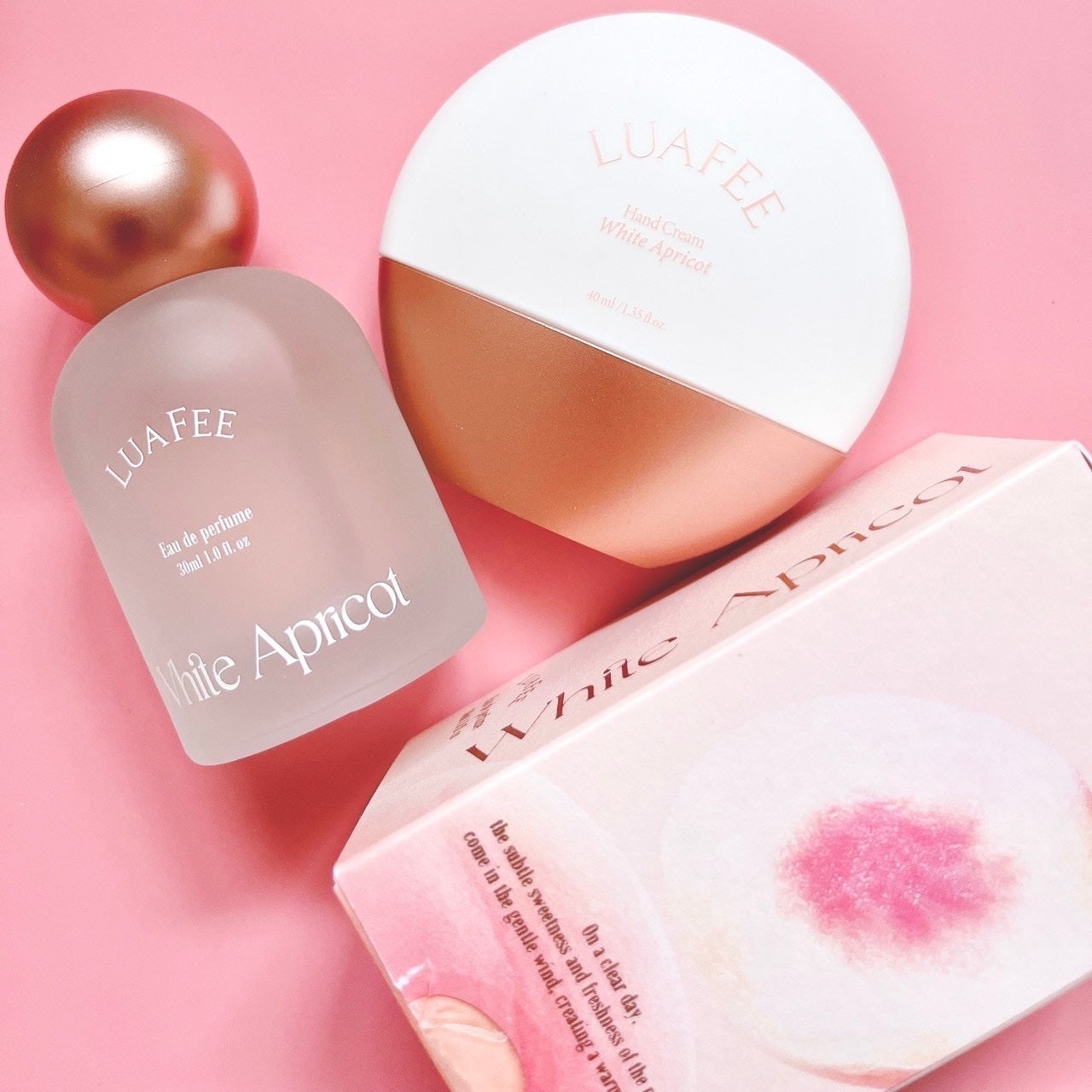 パフュームハンドクリームホワイトアプリコット/LUAFEE/ハンドクリームを使ったクチコミ(3枚目)
