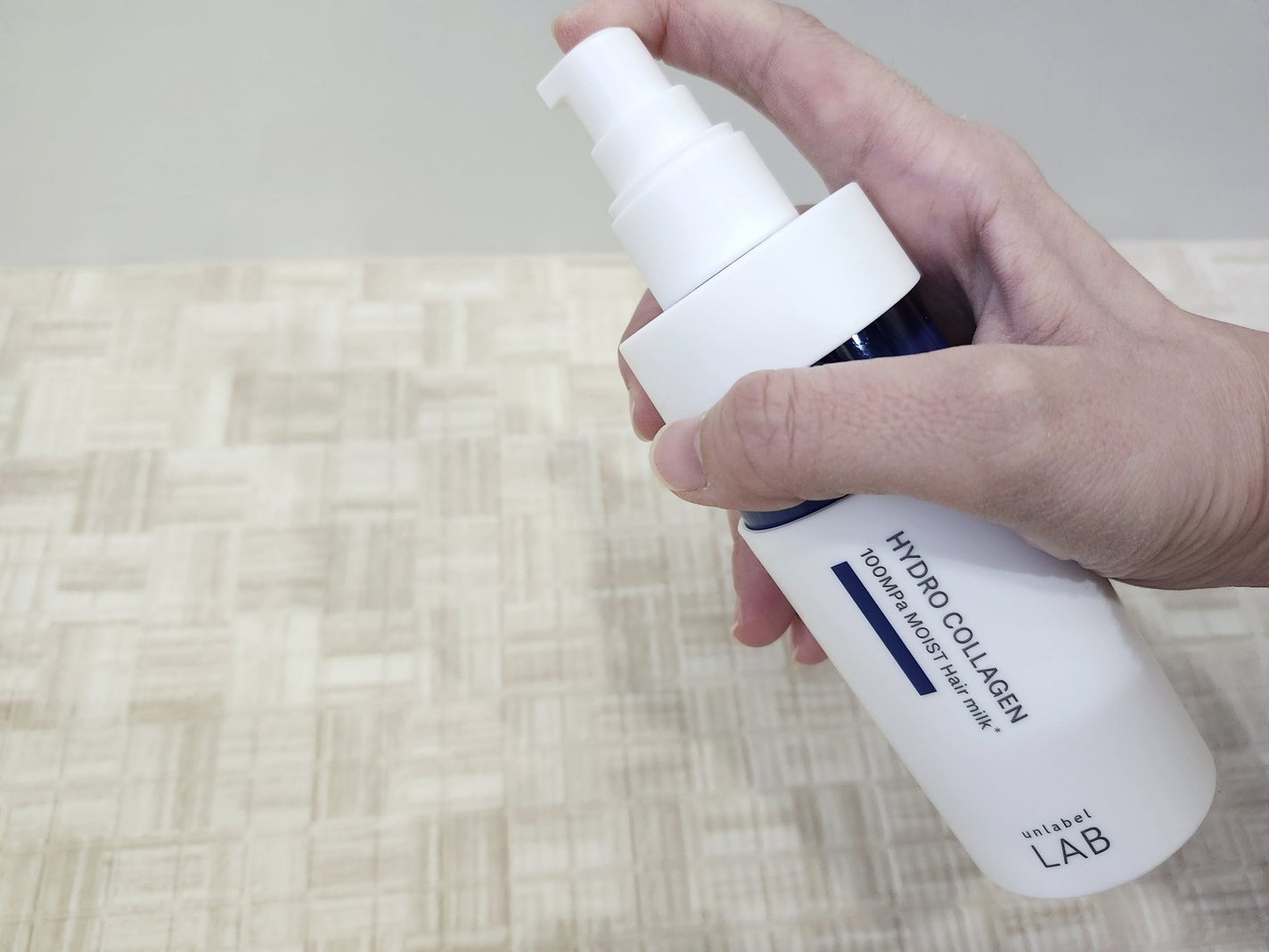 超高圧*¹浸透型ハイドロコラーゲン*⁸配合 集中美容液ヘアミルク/unlabel/ヘアミルクを使ったクチコミ(3枚目)