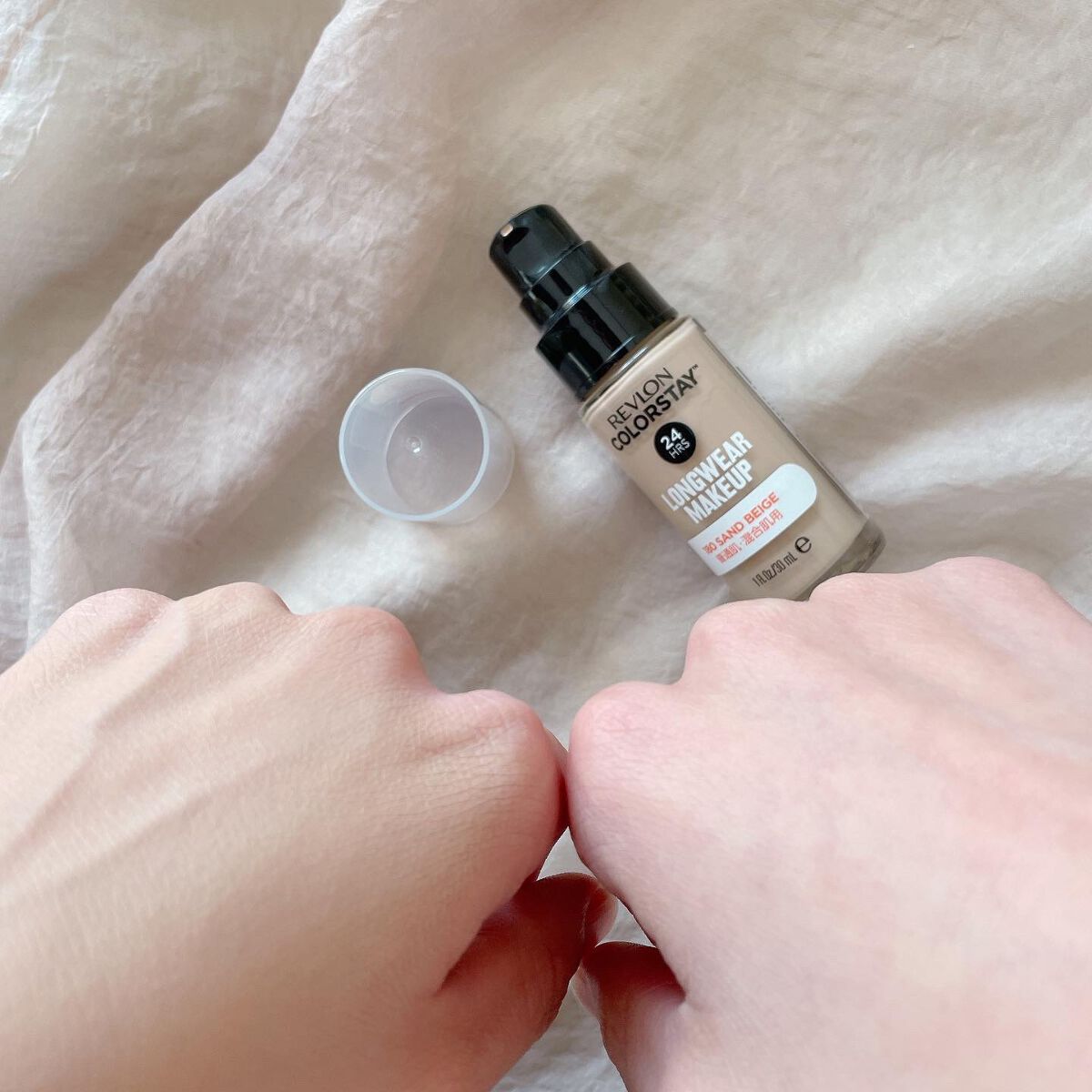 カラーステイ ロングウェア メイクアップ/REVLON/リキッドファンデーションを使ったクチコミ(2枚目)