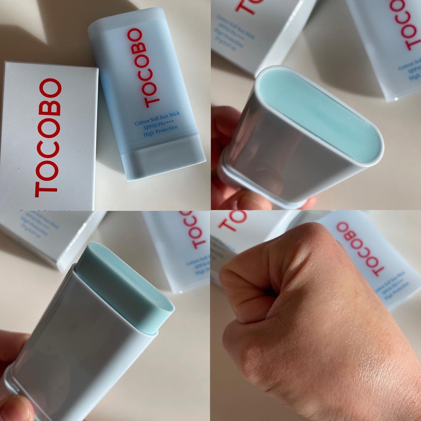 コットンソフトサンスティック/TOCOBO/日焼け止めスティックを使ったクチコミ(3枚目)