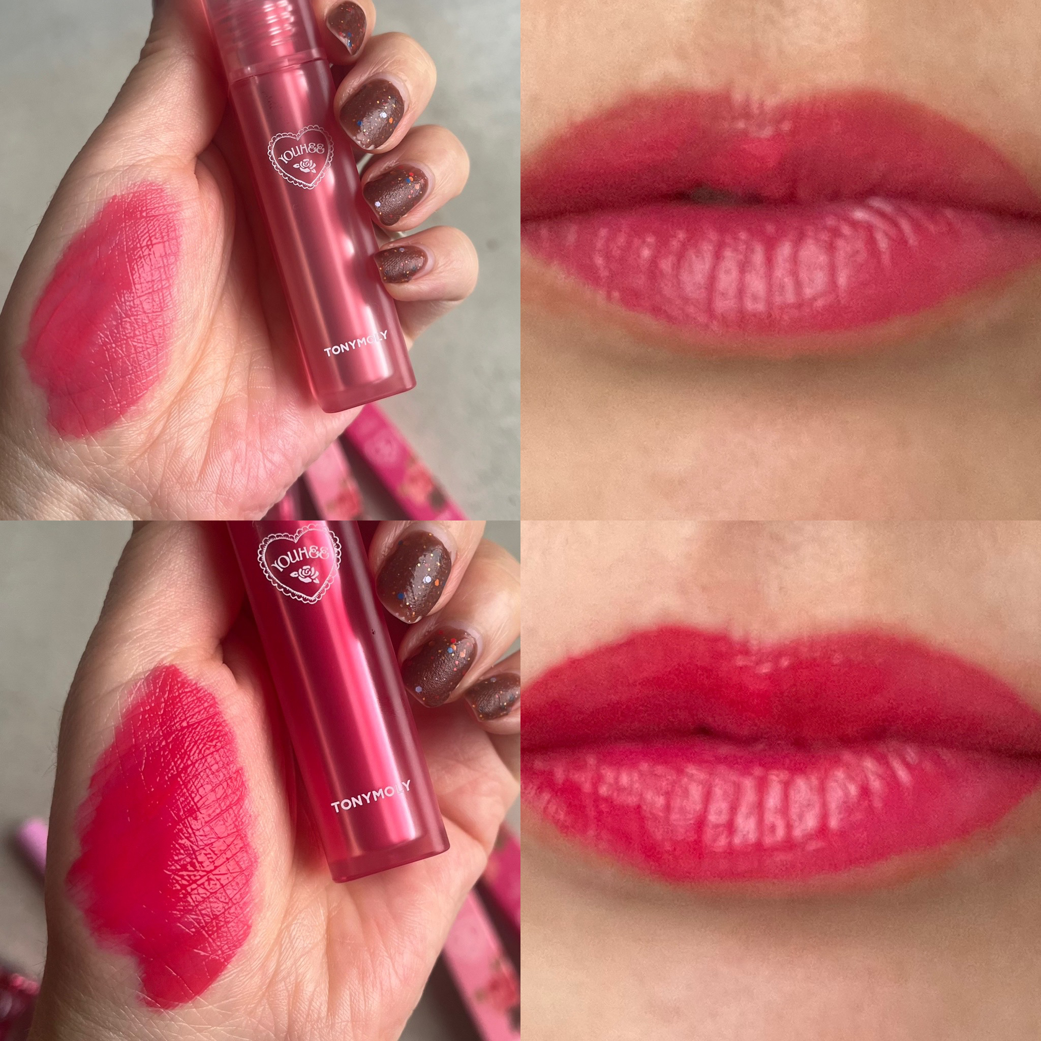 ゲットイットティント ウォーターフルバター/TONYMOLY/リップティントを使ったクチコミ（2枚目）