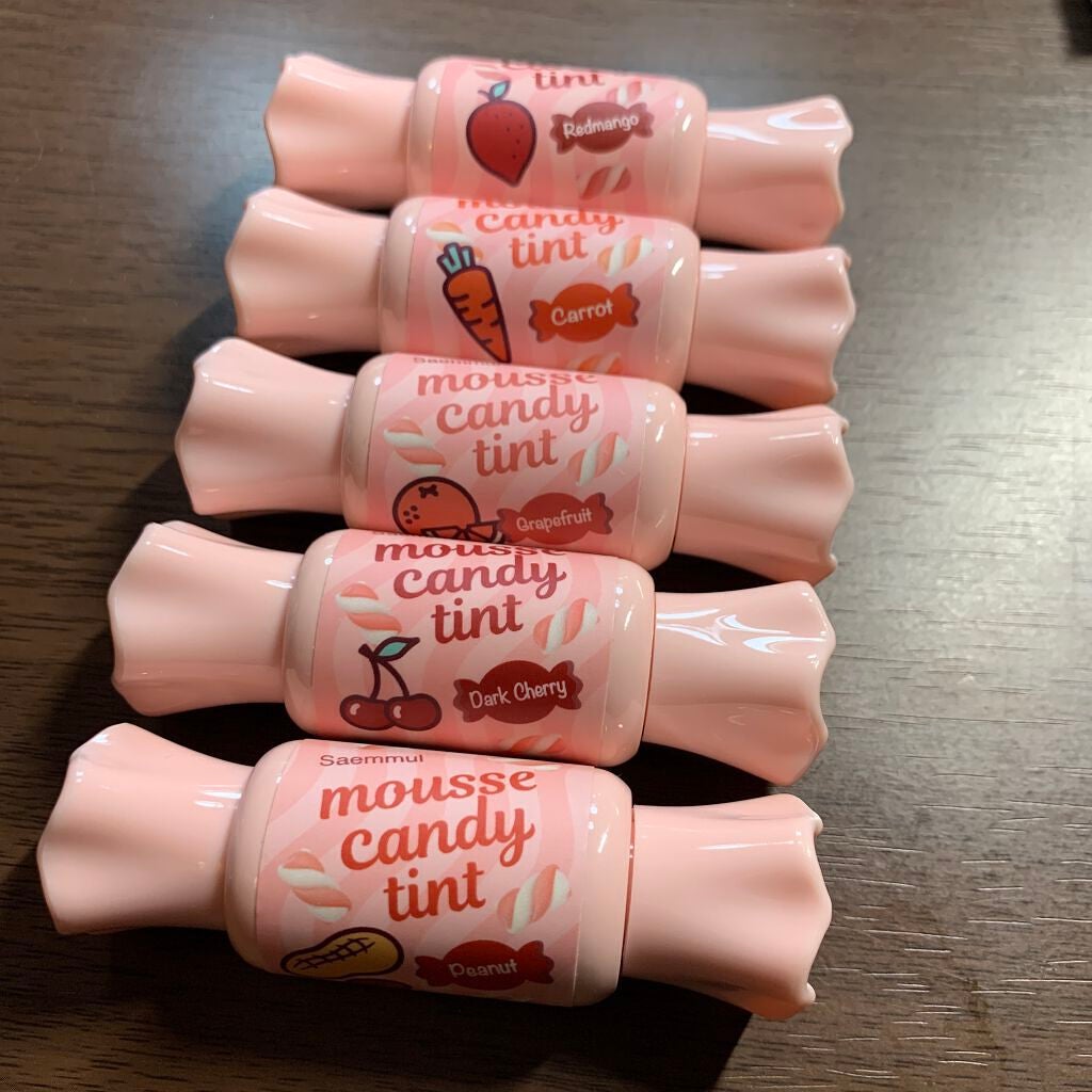 ムース キャンディー ティント/the SAEM/リップティントを使ったクチコミ(1枚目)