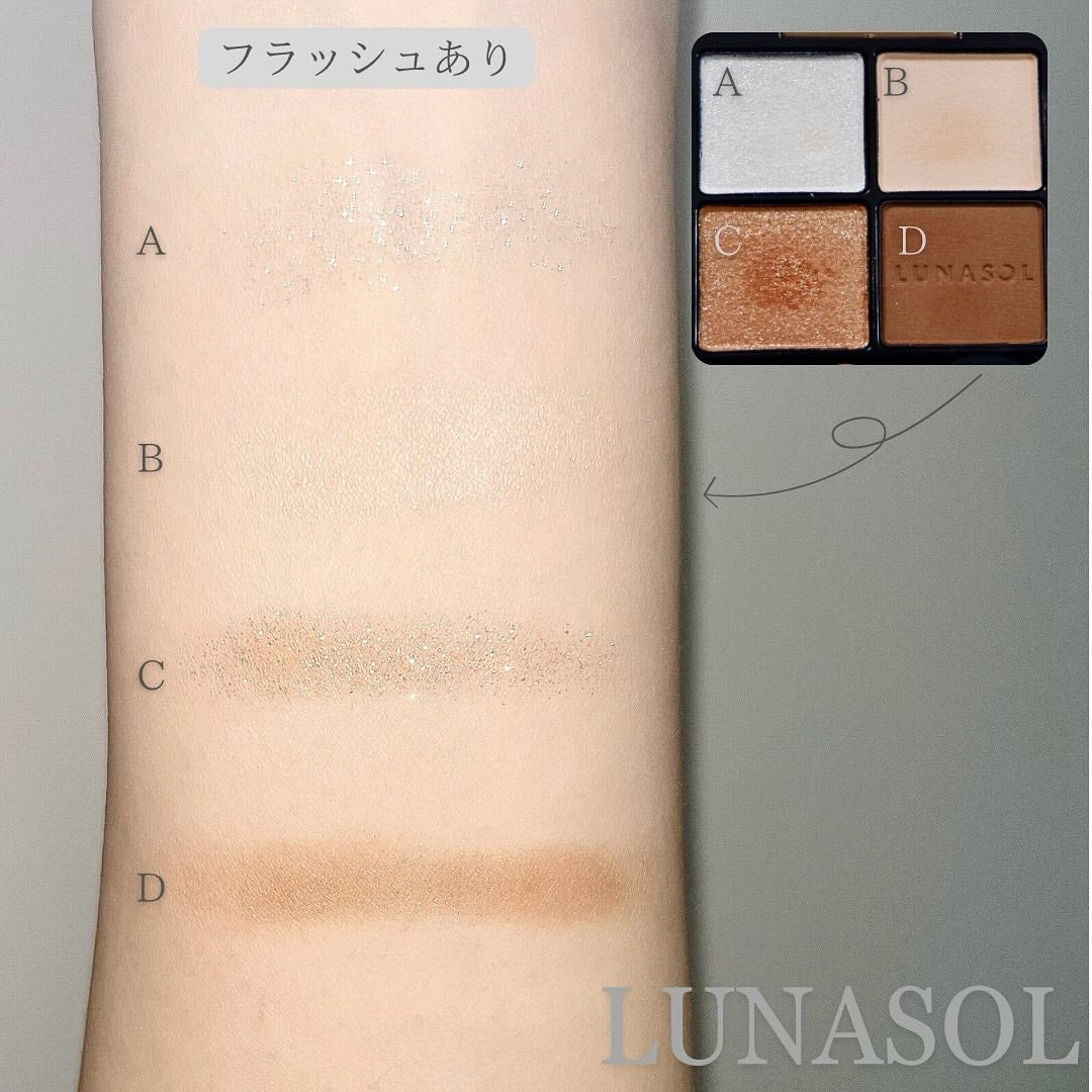アイカラーレーション/LUNASOL/アイシャドウパレットを使ったクチコミ(4枚目)