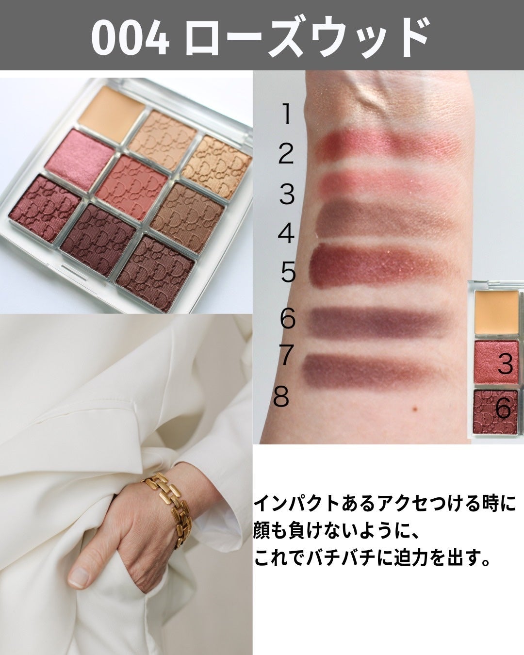 ディオール バックステージ アイ パレット/Dior/アイシャドウパレットを使ったクチコミ(9枚目)