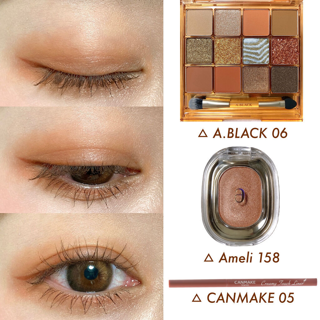 デームードブラウンマンスリー (DAYMOOD BROWN monthly)/OLOLA/１ヶ月（１MONTH）カラコンを使ったクチコミ（3枚目）