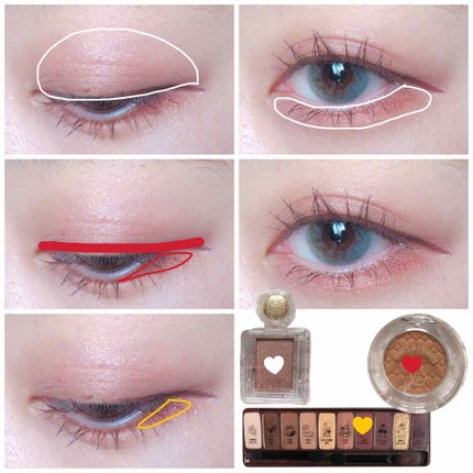 プレイカラー アイシャドウ/ETUDE/アイシャドウパレットを使ったクチコミ(3枚目)