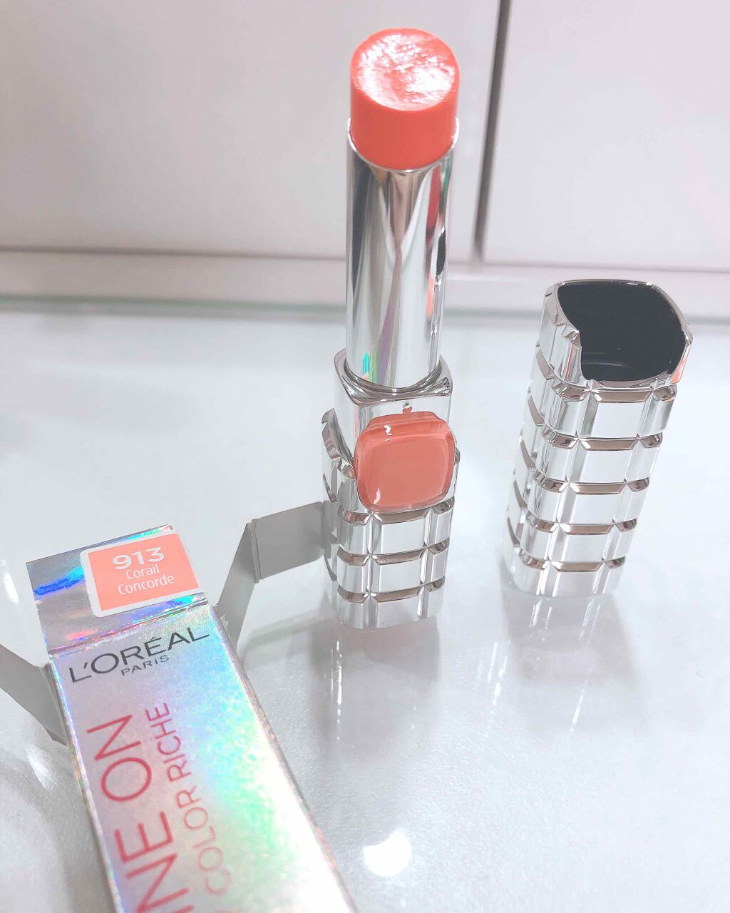 シャインオン/ロレアル パリ/口紅を使ったクチコミ（1枚目）