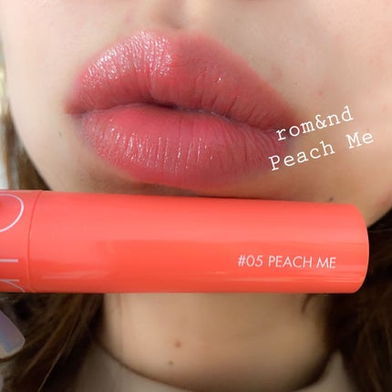 ジューシーラスティングティント/rom&nd/リップティントを使ったクチコミ(1枚目)