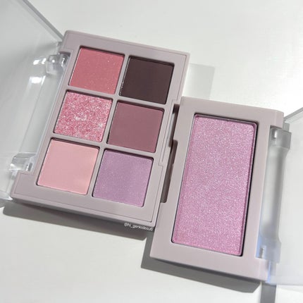 ピンククリスマスキャロルエディション/シャドウパレット+チークセット/Dinto/メイクアップキットを使ったクチコミ(2枚目)